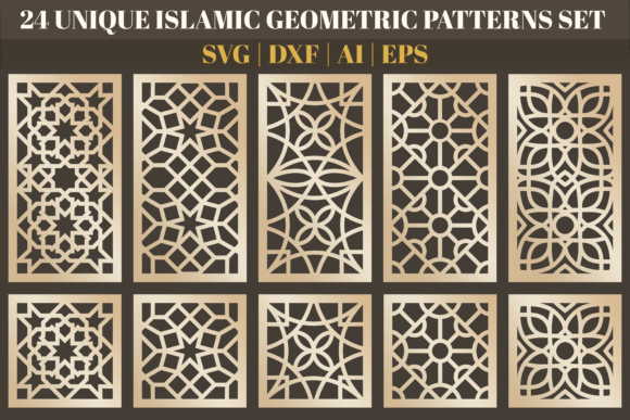 Download Unique Geometric Islamic Pattern Designs - Islamic Collection
